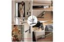 Mop spray cu pulverizator 300 ml + 3 huse din microfibră