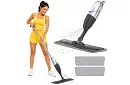 Mop spray cu pulverizator 300 ml + 3 huse din microfibră