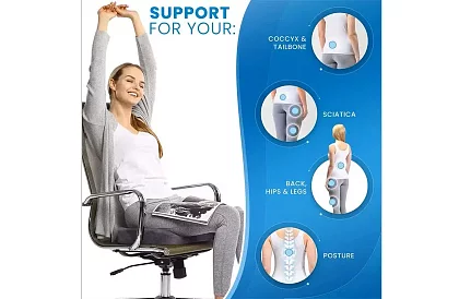 Scaun ortopedic SolFit – scaun ergonomic pentru o ședere confortabilă