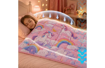 Pătură de greutate pentru copii 4 kg, 100 × 150 cm – confort și sentiment de siguranță pentru copii