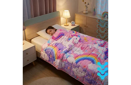 Pătură de greutate pentru copii 4 kg, 100 × 150 cm – confort și sentiment de siguranță pentru copii