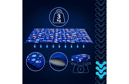 Pătura de greutate pentru copii VESMIR - 3 kg - 100 × 150 cm