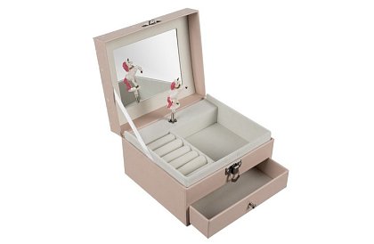 Cutie box pentru fetițe cu cutie muzicală și unicorn