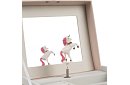 Cutie box pentru fetițe cu cutie muzicală și unicorn