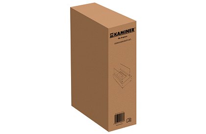 Camină liber biocamină 35 × 18 × 17 cm – fără fum, pe bioetanol, cu 2 pereți de sticlă