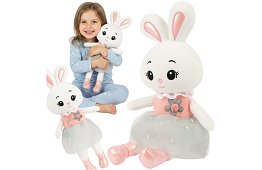 Lepuraș moale din pluș 45 cm – jucărie din pluș pentru copii