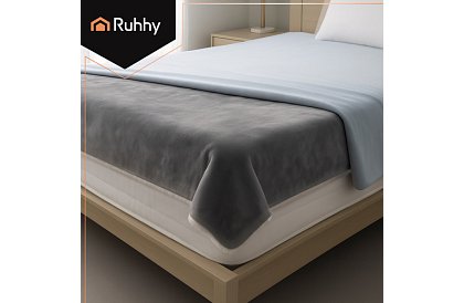 Pătură electrică de încălzire 180 × 130 cm - 10 niveluri și temporizator
