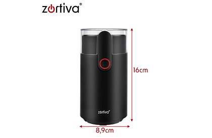 Râșnița electrică Zortiva 150 W – măcinare rapidă a cafelei, nucilor și condimentelor