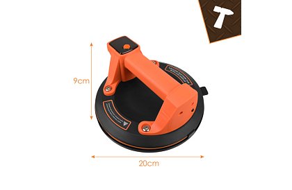 Ventuză electrică cu vacuum de 200 mm cu LCD și capacitate de până la 200 kg