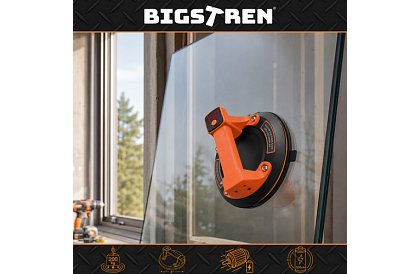 Ventuză electrică cu vacuum de 200 mm cu LCD și capacitate de până la 200 kg
