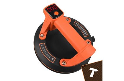 Ventuză electrică cu vacuum de 200 mm cu LCD și capacitate de până la 200 kg