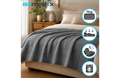 Pătura grea antistres - Sensory Gray 7 kg, 200 × 150 cm