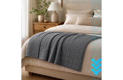 Pătura grea antistres - Sensory Gray 8 kg, 200 × 150 cm