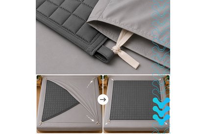 Pătura grea antistres - Sensory Gray 8 kg, 200 × 150 cm