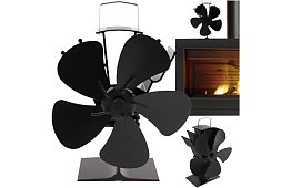 Ventilator cu cinci palete KAMINER - alimentat de căldură