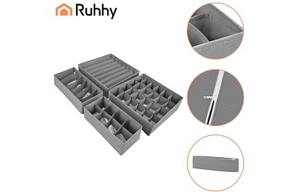 Organizator pentru lenjerie intimă – set 4 bucăți