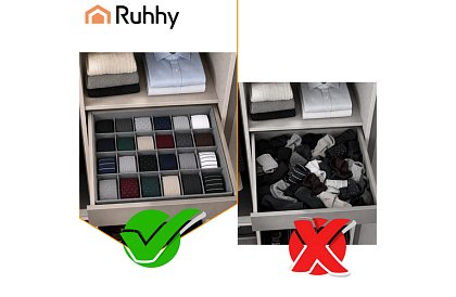 Organizator pentru lenjerie intimă – set 4 bucăți