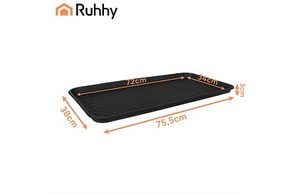 Suport pentru încălțăminte – suport pentru încălțăminte XXL, 75,5 × 38 cm, negru