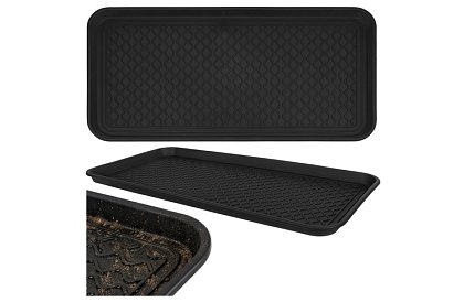 Suport pentru încălțăminte – suport pentru încălțăminte XXL, 75,5 × 38 cm, negru
