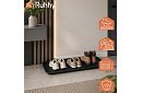 Suport pentru încălțăminte – suport pentru încălțăminte XXL, 75,5 × 38 cm, negru