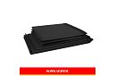 XXL cutie pentru jucării 132 l cu capac, organizator negru 94 cm
