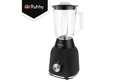 Blender din sticlă de 1200 W cu zdrobire de gheață, recipient din sticlă și 2 sticle portabile