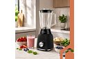 Blender din sticlă de 1200 W cu zdrobire de gheață, recipient din sticlă și 2 sticle portabile