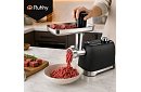 Răzătoare electrică pentru carne 2400 W, funcție de reversare, 3 site din oțel