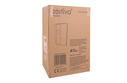 Dezumidificator de aer Zortiva 90 W, 2 l, higrometru, temporizator, telecomandă – negru