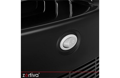 Dezumidificator de aer Zortiva 90 W, 2 l, higrometru, temporizator, telecomandă – negru