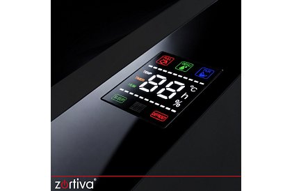 Dezumidificator de aer Zortiva 90 W, 2 l, higrometru, temporizator, telecomandă – negru