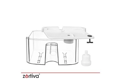 Dezumidificator de aer Zortiva 90 W, 2 l, higrometru, temporizator, telecomandă - alb