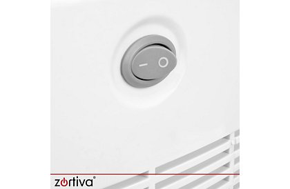 Dezumidificator de aer Zortiva 90 W, 2 l, higrometru, temporizator, telecomandă - alb