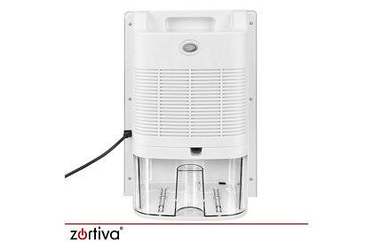 Dezumidificator de aer Zortiva 90 W, 2 l, higrometru, temporizator, telecomandă - alb