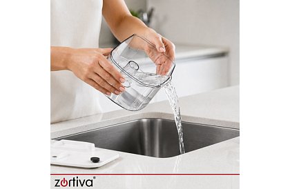 Dezumidificator de aer Zortiva 90 W, 2 l, higrometru, temporizator, telecomandă - alb