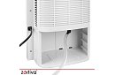 Dezumidificator de aer Zortiva 90 W, 2 l, higrometru, temporizator, telecomandă - alb