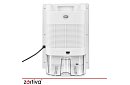 Dezumidificator de aer Zortiva 90 W, 2 l, higrometru, temporizator, telecomandă - alb