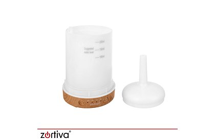 Aromaterapie difuzor Zortiva 200 ml, lampă LED RGB, efect 3D, aromaterapie