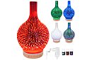 Aromaterapie difuzor Zortiva 200 ml, lampă LED RGB, efect 3D, aromaterapie