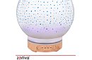 Aromaterapie difuzor Zortiva 200 ml, lampă LED RGB, efect 3D, aromaterapie