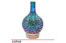 Aromaterapie difuzor Zortiva 200 ml, lampă LED RGB, efect 3D, aromaterapie