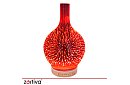Aromaterapie difuzor Zortiva 200 ml, lampă LED RGB, efect 3D, aromaterapie