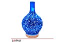 Aromaterapie difuzor Zortiva 200 ml, lampă LED RGB, efect 3D, aromaterapie