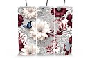 Cana termică de călătorie cu pai 590 ml – Flori elegante cu fluture 11