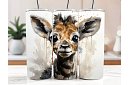Cana termică de călătorie cu pai 590 ml – Pui de girafă drăguț 12