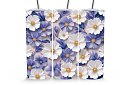 Cana termică de călătorie cu pai 590 ml – Flori delicate violet și albe 16