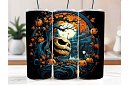 Cana termică de călătorie cu pai 590 ml – Regele Halloween Jack și dovleacul 27