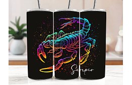 Cana termică de călătorie cu pai 590 ml – Semnul Scorpion 42