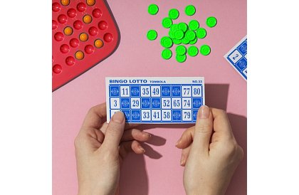 Bingo joc pentru copii și familii cu aparat de extragere