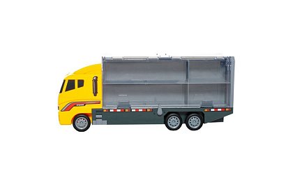 Set de camion de marfă - 6 mașinuțe și utilaje de construcții